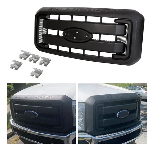 Kuafu Rejilla Capo Radiador Frontal Para Ford Super Duty