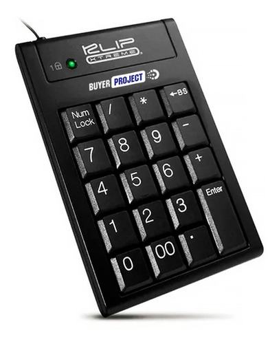 Imagen 1 de 6 de Teclado Numerico Klip Xtreme Knp-100 Usb Para Laptop 19 Tecl