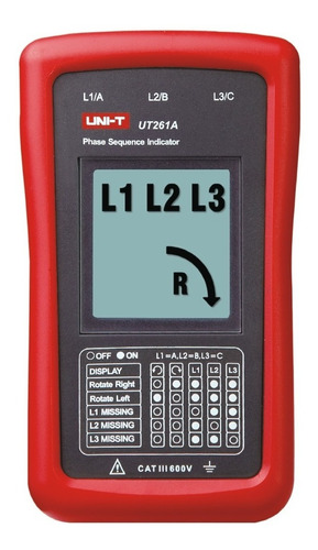 Secuencimetro Rotacion De Fase Lcd Uni-t Ut261a  Electro