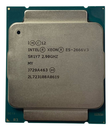 Processador Intel Xeon E5-2666 V3 3,5ghz Lga2011 10n/30t