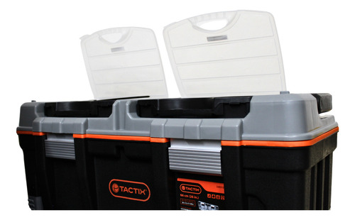 Caja herramientas Tactix con gaveteros y bandeja extraíbles