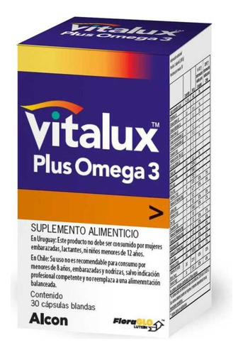 Vitalux Plus Omega 3 30 Cápsulas Blandas