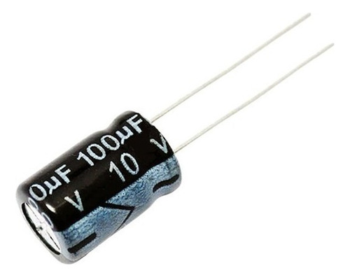 Condensador Capacitor Electrolitico 100uf 10v 10 Uds