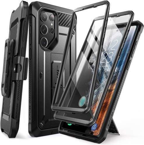 Case Militarizado 360° Supcase Para Galaxy S23 Ultra Negro