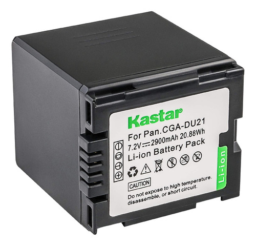 Kastar Batería De Repuesto Para Panasonic Cga-du21 Cga-du2.