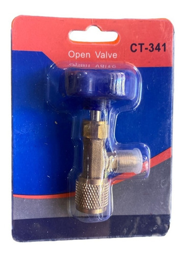 Valvula Check Lata Gas Refrigerante R22 R134 Etc Con Llave