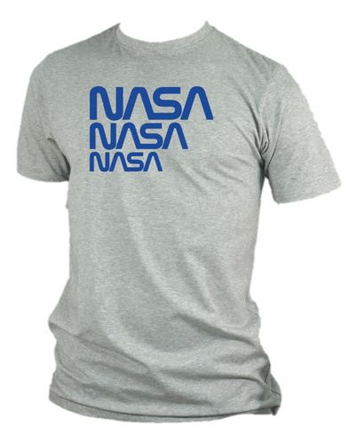 Camiseta Tela Fria Estampado De La  Nasa 