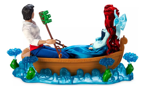 Set Ariel Y Eric Canoa Sirenita Disney Store 2024