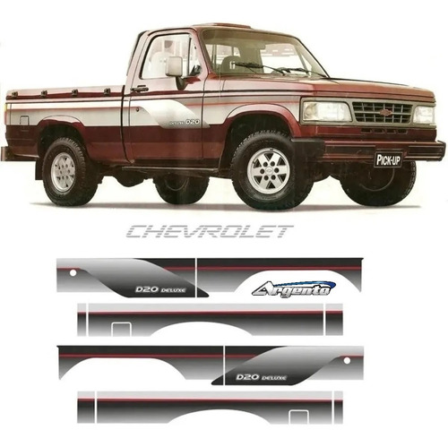 Calcomanias Chevrolet D20 Deluxe T-plus Simil Original D 20 