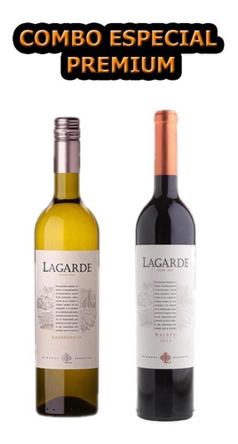 Vinos Promocion Combo X2 Lagarde Chardonnay Malbec