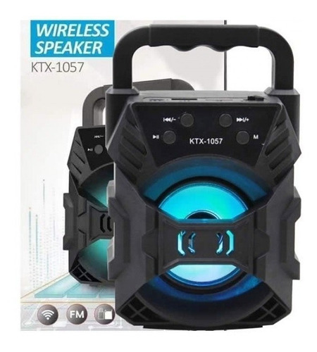 Caixa De Som Bluetooth Amplificada 5w Kts-1057 | Parcelamento sem juros
