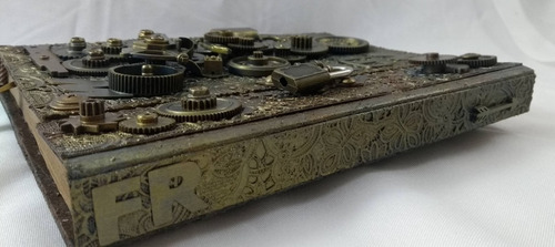Imagem 6 de 9 de Grimório Artesanal Steampunk Mecanismo