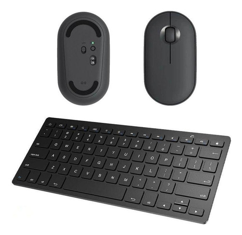 Teclado, Mouse Bluetooth Preto Para Notebook Acer