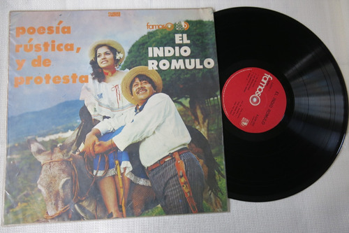 Vinyl Vinilo Lp Acetato Poesia Rustica Y D Protesta El Indio