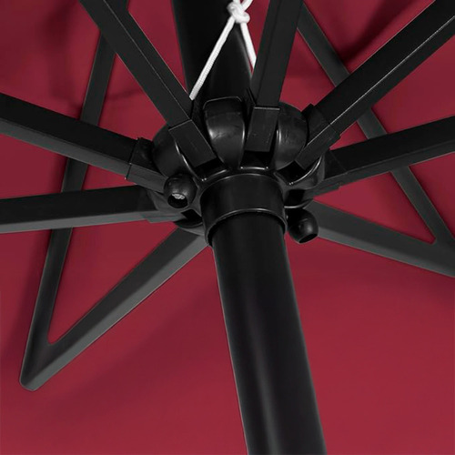 Quitasol Redondo Burdeo 2.6mt Sin Base