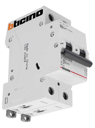 Pastilla Interruptor Termomagnético Riel-din 220v Bticino