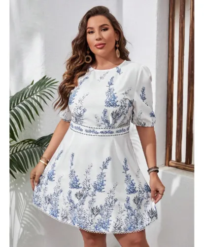 Vestido blanco floreado corto new arrivals