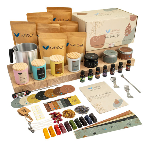 Kit De Fabricacion De Velas Aromaticas Set Completo