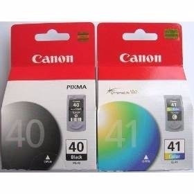 Combo Cartucho Canon Pg40 + Cl41 Mp140 Ip1900 Ip2700 Mp190