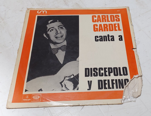 Carlos Gardel Canta A Discépolo Y Delfino - Vinilo Lp