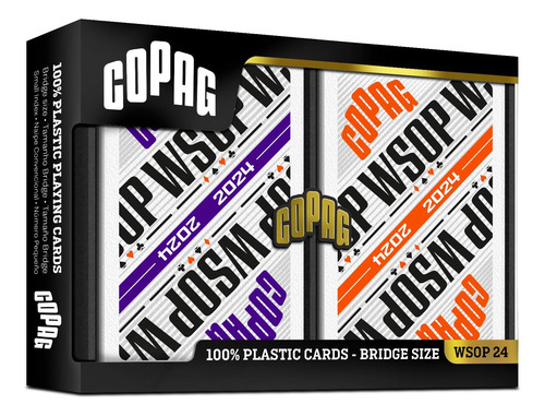 Copag Wsop 2024 Juego De Cartas De Diseño Moderno 100% Plást