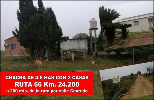 Imagen 1 de 20 de Chacra 4.5 Has Con 2 Casa En Venta - Ruta 66 Km 24 200 Toledo Chico