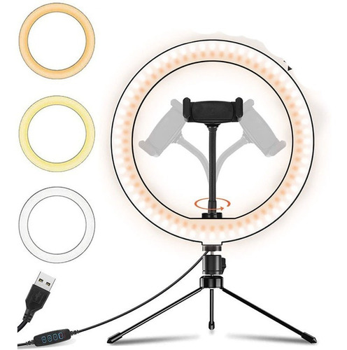Disco Arco Led Kit Iluminação Fotografia Led Ring Luz Grand
