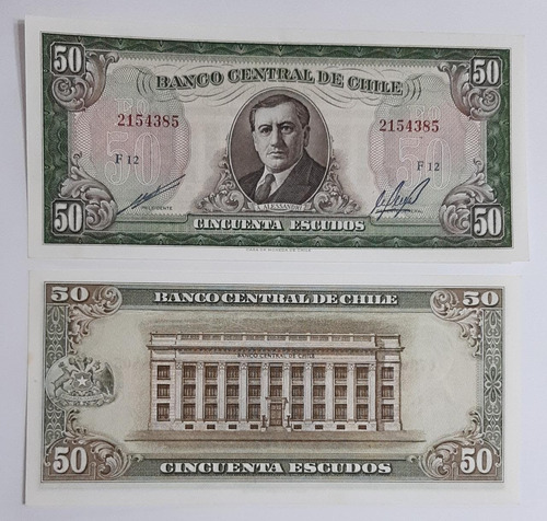 Billete De 50 Escudos Año 1973 Unc