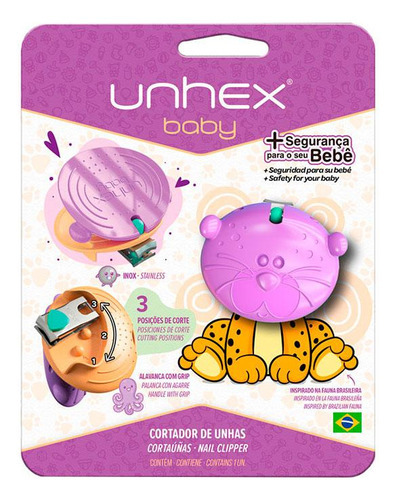 Cortador De Unhas Unhex Baby 1 Unidade