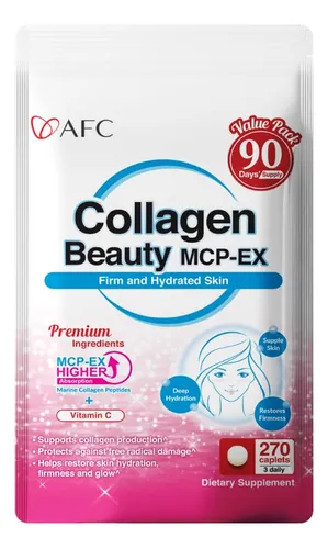 Afc Japan Collagen Beauty Mcp-ex Con Peptido De Colageno Mar