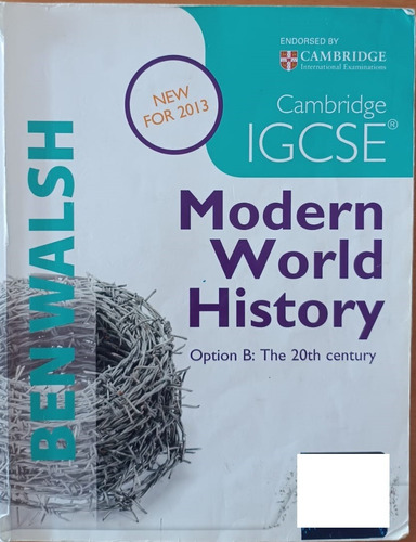 Cambridge Igcse Modern World History Op. B: The 20th Century