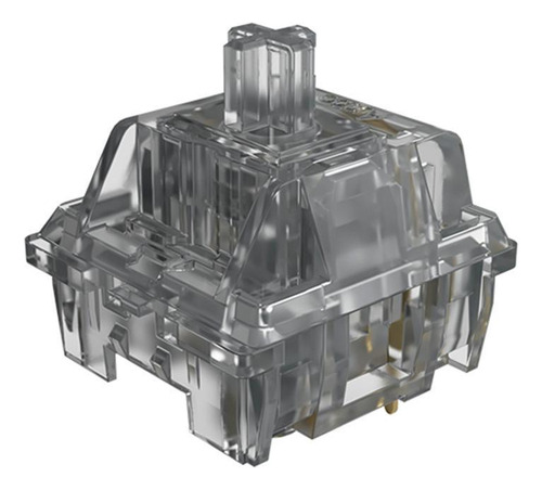 Switch Para Teclado Akko Linear Com 45 Un Crystal Silver