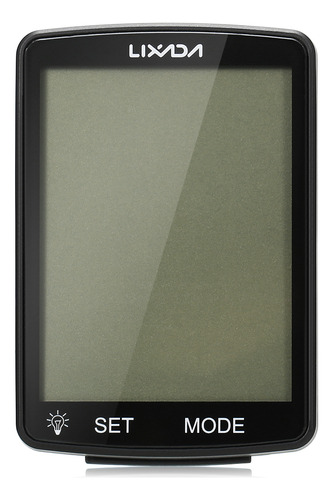 Tela Lcd Multifuncional Para Computador De Bicicleta Sem Fio Cor Black-blue Backlight