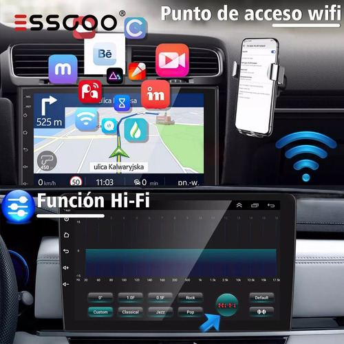 Estéreo Android 14 Hifi 4+128gb Carplay Nissan Sentra 2013-2019