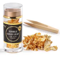 Comprar Copos De Hoja De Oro Comestibles 50 Mg Para Decoración