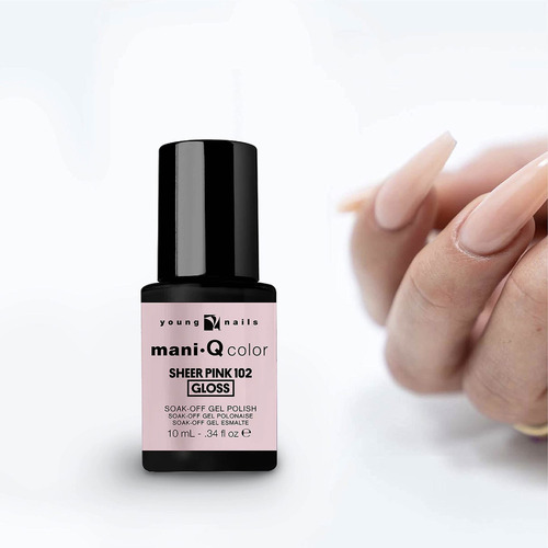 Young Nails Mq Color, Sheer Pink 102, 0.34 Fl. Oz. Mc30053
