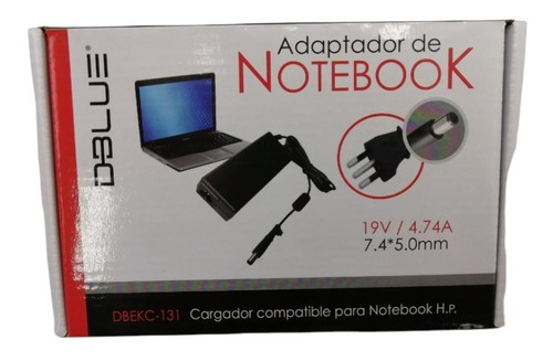 Cargador Dblue Notebook Compatible Hp Dbekc-131