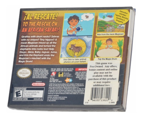 Go Diego Go! Safari Videojuego Nintendo Ds En Caja Usado (Usado)