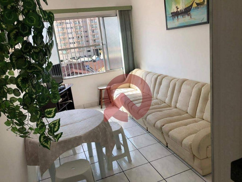 Imagem 2 de 12 de Apartamento Com 1 Dormitório À Venda, 48 M² Por R$ 170.000,00 - Tupi - Praia Grande/sp - Ap2525