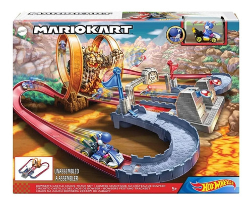 Hot Wheels Mario Kart Castillo De Bowser