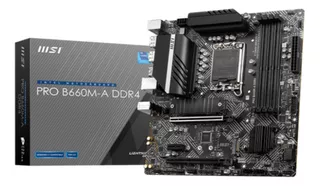Motherboard Msi Pro B660m-a Ddr4 Intel S1700 12va Gen F