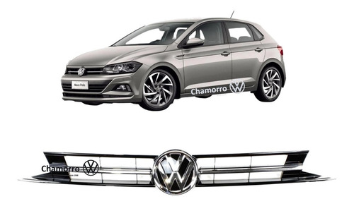 Grade Radiador Completo Vw Polo Virtus Highline Confortline