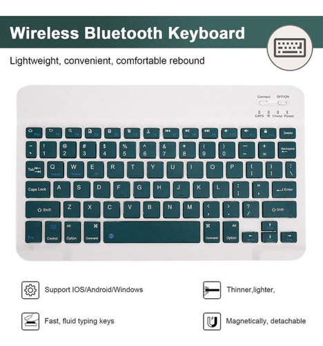 Funda Para iPad Pro 11 2020-2021 + Teclado+ Mouse Touchpad