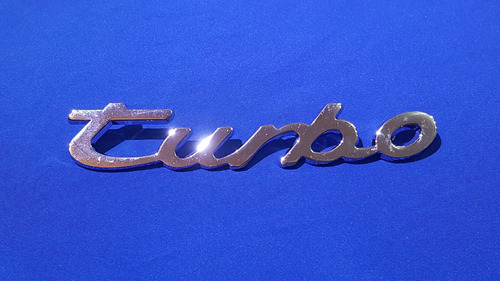 Emblema Turbo Metálico Atornillable