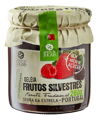 Geleia Portuguesa Frutos Silvestres Sem Adição De Açúcar280g