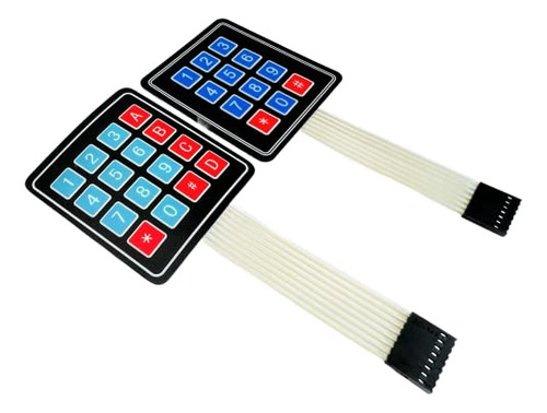 Teclado Matricial De Membrana Diyables 3x4 4x4 Para Arduino,