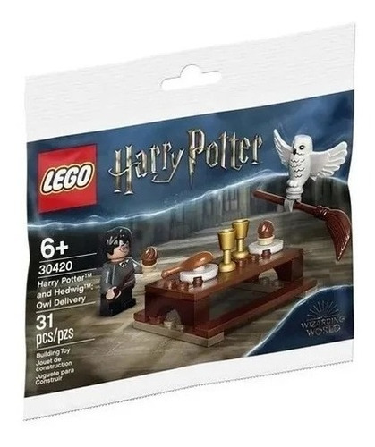  Lego Harry Potter Y Hedwig El Búho 31 Pzs