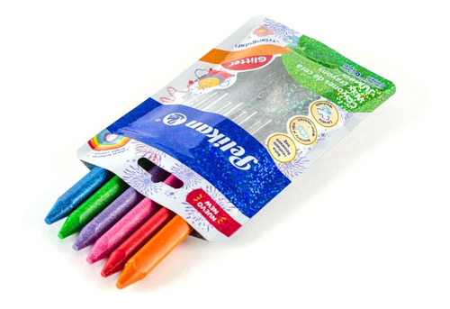 Imagen 4 de 6 de Pelicrayones Jumbo Glitter (6 Unidades)