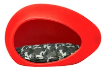 Comprar Cucha Eggys Grande Cama Perros Moises Colchon Almohadon Color Rojo
