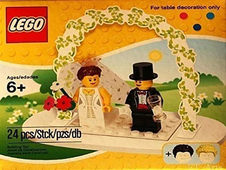 Lego Mini Figure Set # 853340 Novia De La Boda Decoración De